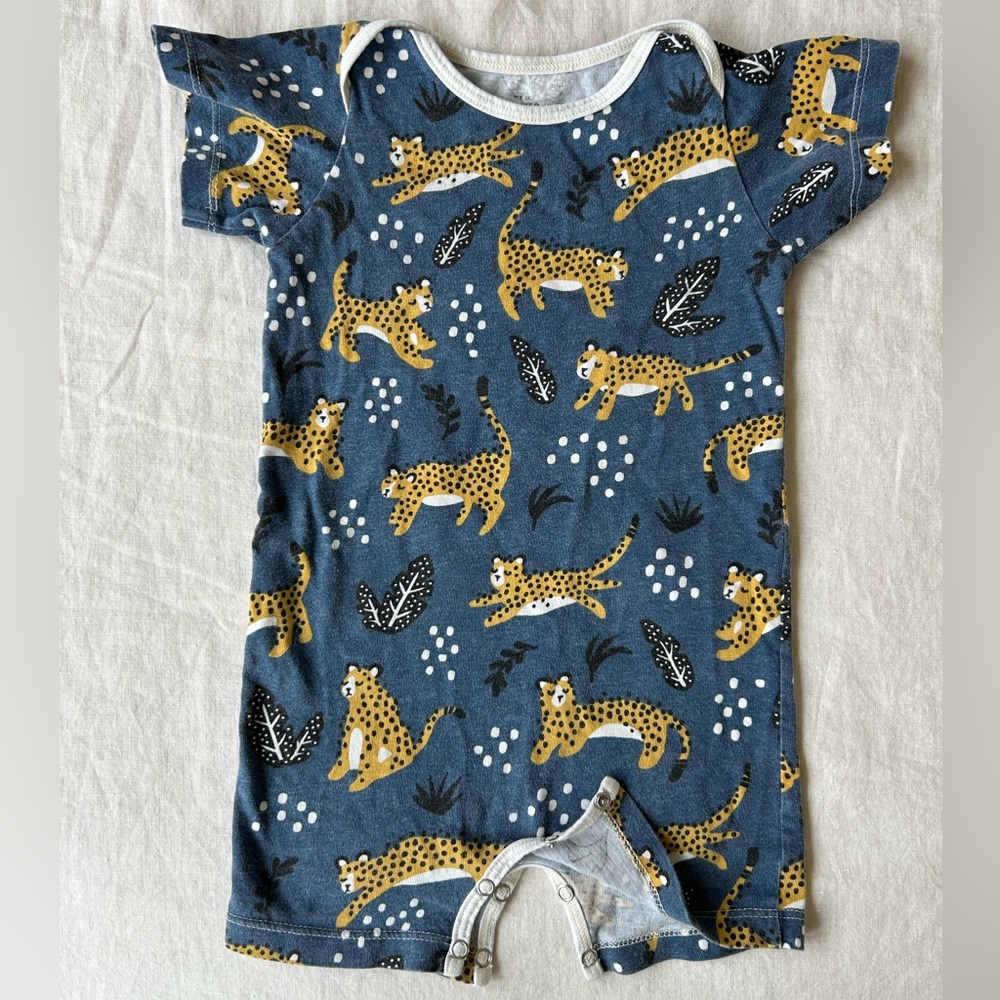 Winter Water Factory Wildcat / Cheetah Pattern Romper - 18m